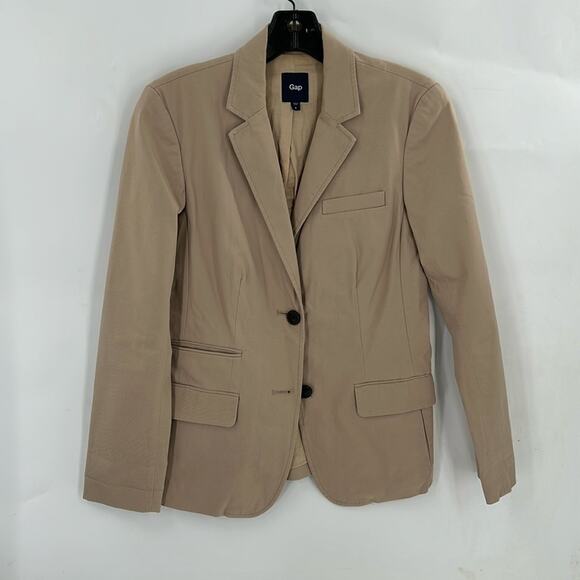 Gap Women's Tan Casual Blazer Size 6 - Picture 1 of 15